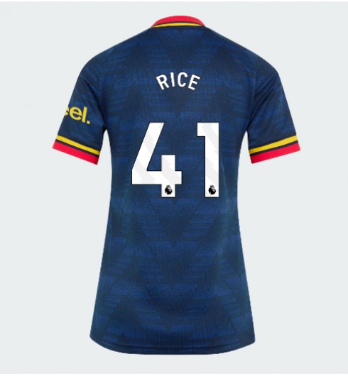 Arsenal Declan Rice #41 Vieraspaita Naisten 2026-27 Lyhythihainen Arsenal Declan Rice #41 Vieraspaita Naisten 2026-27 Lyhythihainen